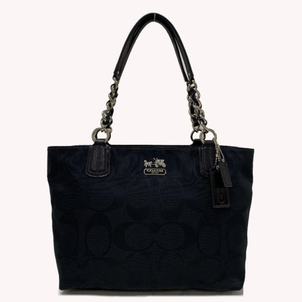 COACH 18738 Chelsea Black Signature Tote Bag